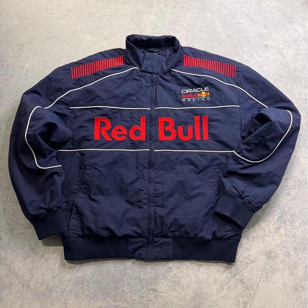 Red Bull Oracle Racing Navy Blue Motorsport Jacket